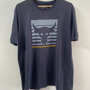 Under Armour Project Rock The Rock Dwayne Johnson Black T-Shirt Large